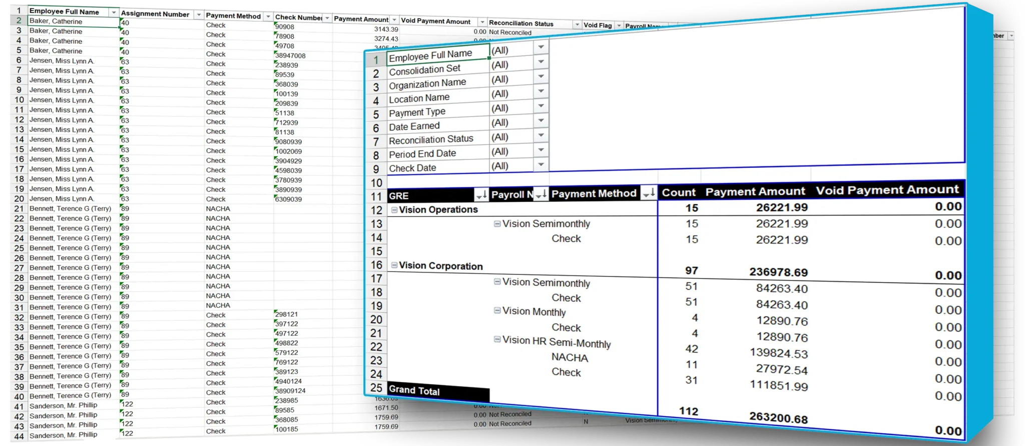 Sample Reports for Oracle EBS | SplashBI 16 EBS-Payment_Register